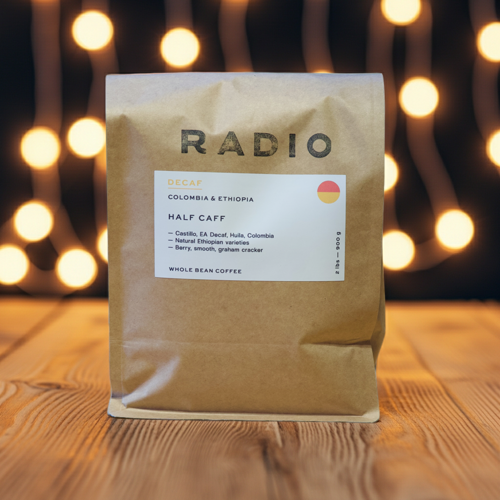 Half Caff whole bean coffee