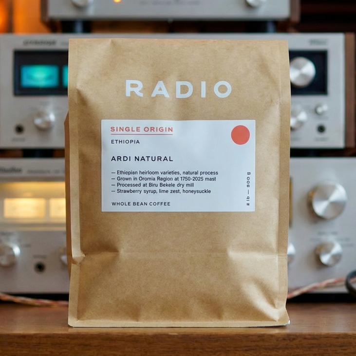 ethiopia natural whole bean coffee