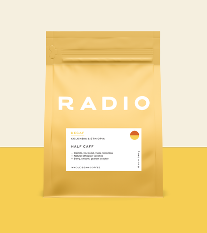 Half Caff  whole bean coffee