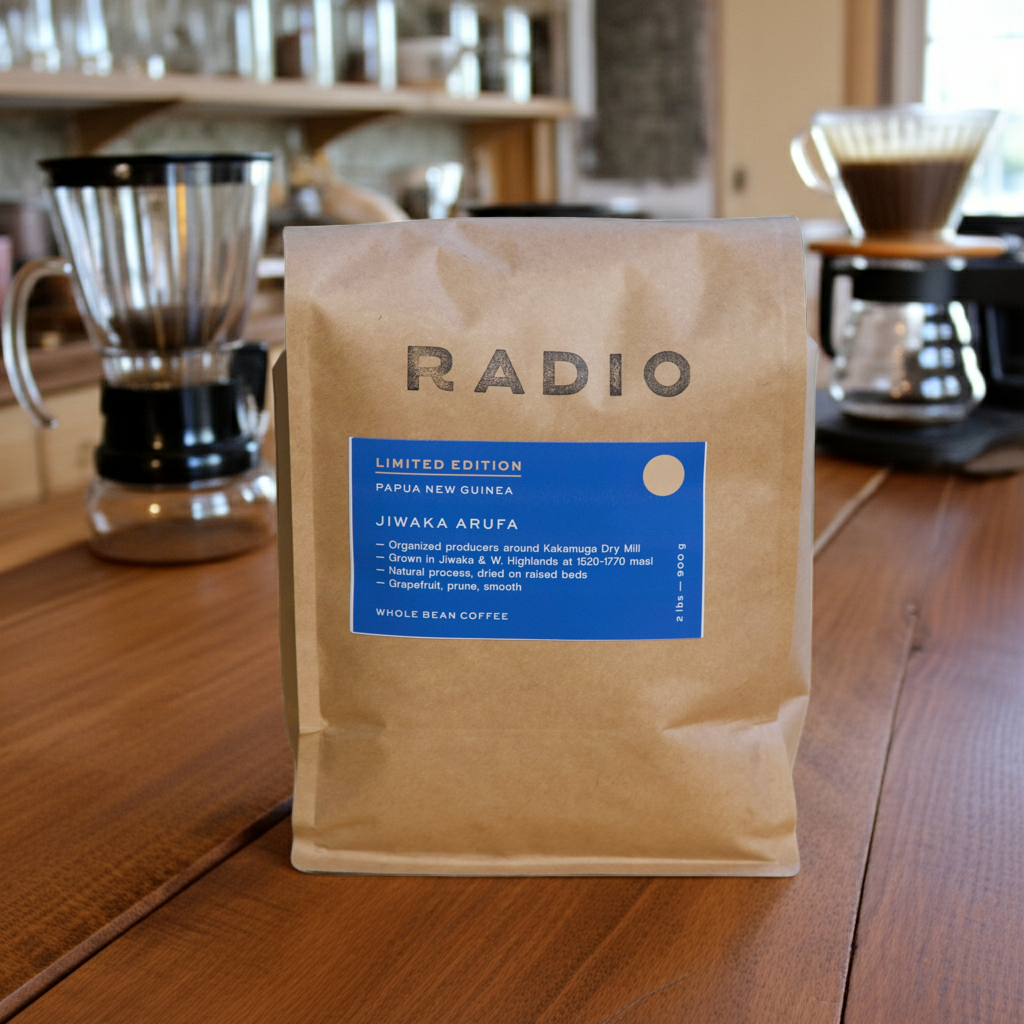 Papua New Guinea whole bean coffee