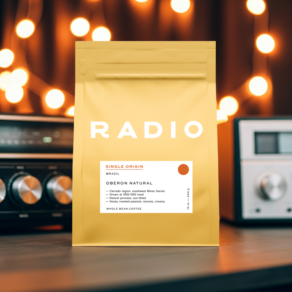 Brazil natural coffee whole bean