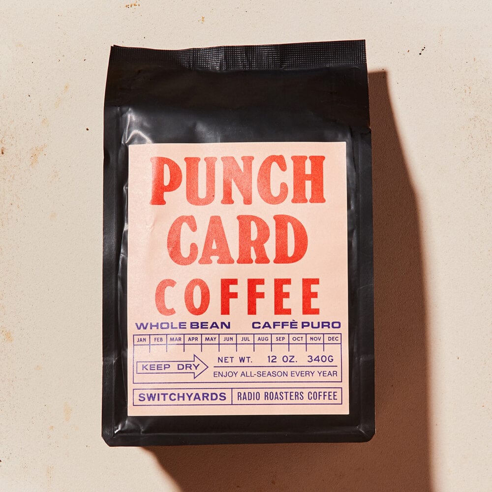 Whole Bean Specialty Coffee Blend from Radio Roasters Coffee Punch Card