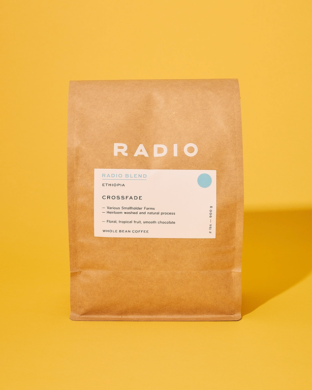 Whole Bean Specialty Coffee Blend from Radio Roasters Coffee Crossfade